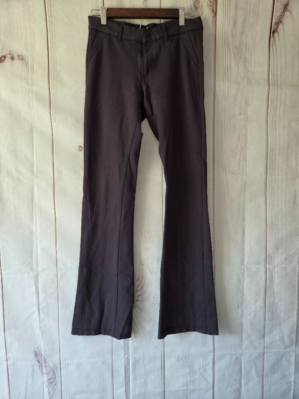 KUT from the Kloth Bootcut Trousers, Women’s 4, charcoal gray stretch trouser